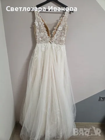 Сватбена рокля с воал от myWedding, снимка 4 - Сватбени рокли - 55417608