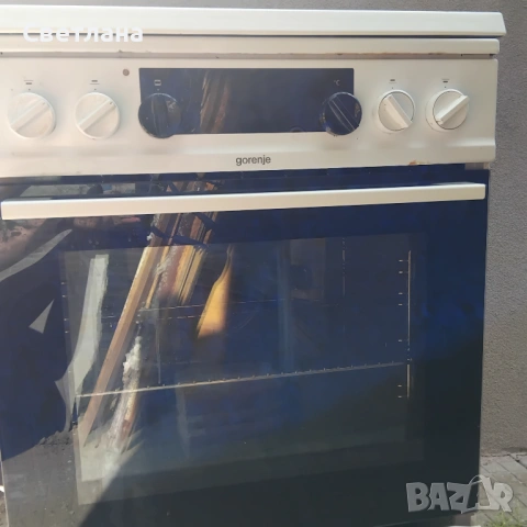 Комбинирана готварска печка Gorenje на газ и на ток, снимка 10 - Печки, фурни - 54727221
