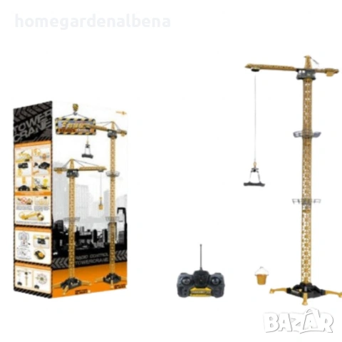 Огромен Дистанционно Управляем Кран 132 см | RC Строителна Техника