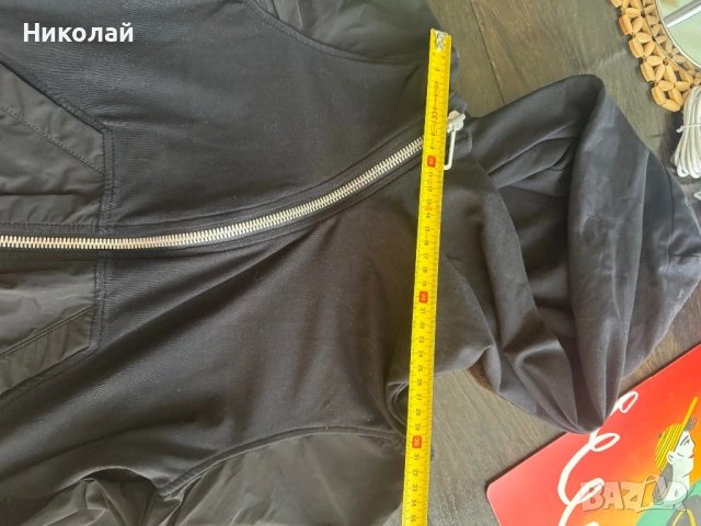 НОВ!!!Суичър унисекс с диагонален цип MADE BY SOCIETY , снимка 7 - Суичъри - 50344713