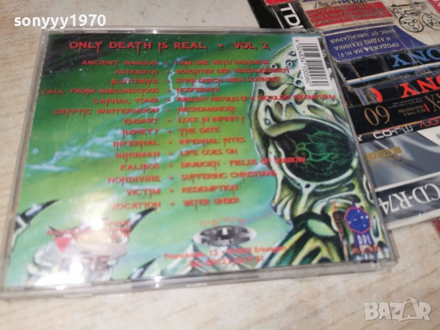 ONLY DEATH IS REAL CD 2-ВНОС GERMANY 0406261001H2E6R, снимка 12 - CD дискове - 54774057