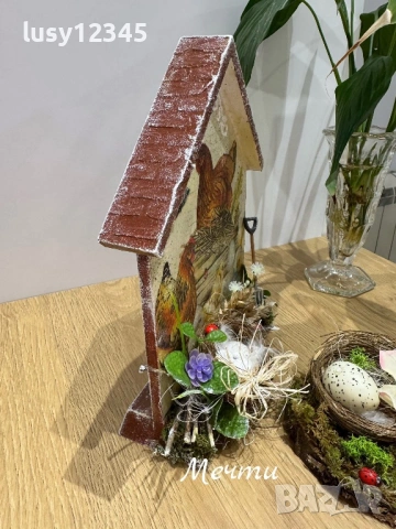 Великденска настолна къщичка!, снимка 3 - Декорация за дома - 53965646