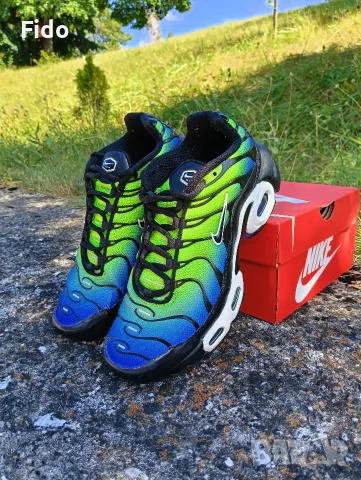 Nike Air Max Plus Racer Blue Volt, снимка 3 - Маратонки - 55453288
