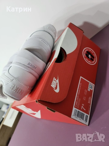 Бели Nike Court Vision Alta на платформа 38.5, снимка 10 - Маратонки - 54832362