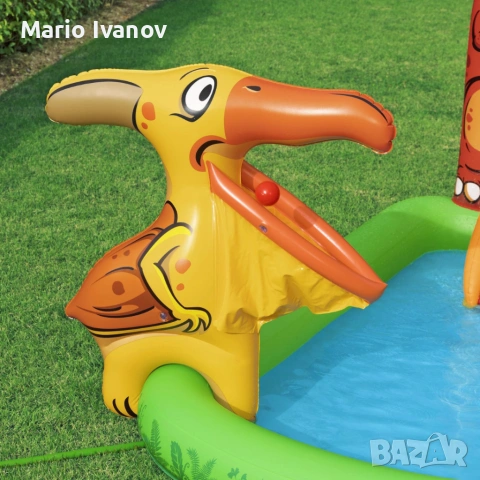 Водна площадка Bestway Jurassic 53160 – Детски мини аквапарк с пързалка и пръскачки, снимка 12 - Басейни и аксесоари - 55021517