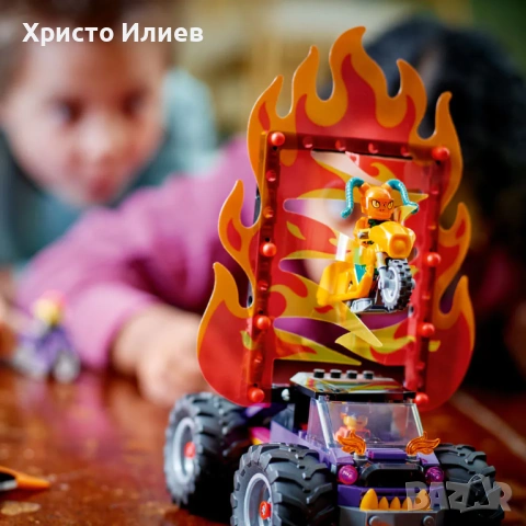 LEGO City Арена за каскади с два лупинга 60339 Лего, снимка 7 - Конструктори - 54695868
