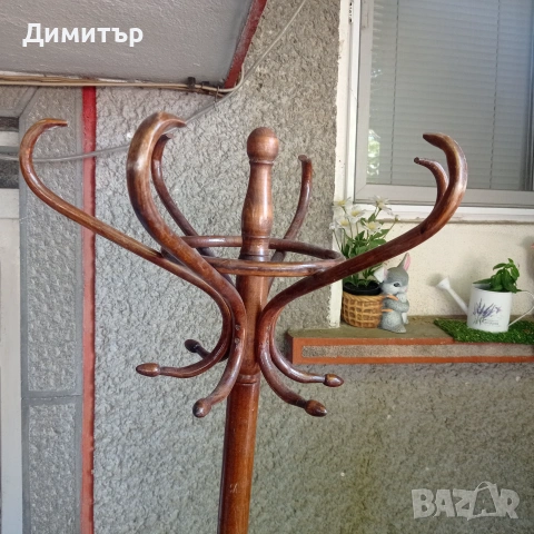 Виенска закачалка 196см, снимка 2 - Антикварни и старинни предмети - 55239939