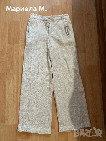 Zara ленен панталон, XS, отличен