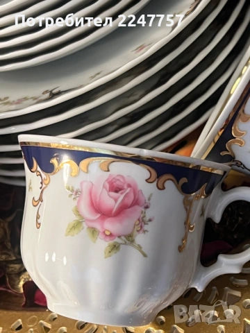 Троен сет порцелан Wunsiedel, снимка 4 - Антикварни и старинни предмети - 54109569