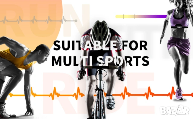 пулсомер Magene H303 Heart Rate Monitor ANT Plus Bluetooth, снимка 2 - Смарт гривни - 54693386