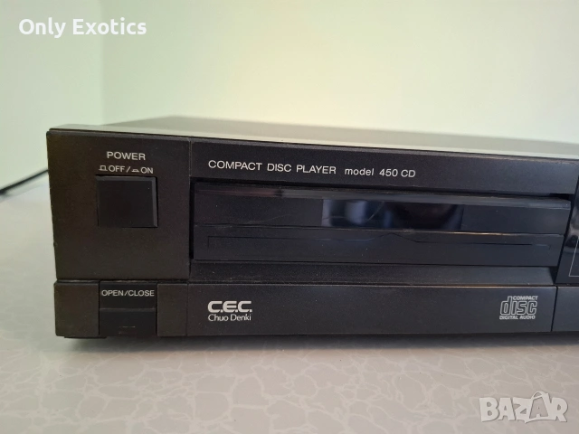 C.E.C. 450CD - discrete DAC, снимка 2 - Ресийвъри, усилватели, смесителни пултове - 54099858