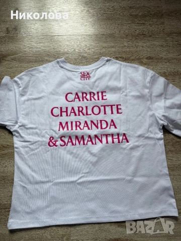 Дамска тениска Zara, снимка 3 - Тениски - 54218320