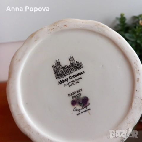 Декоративна керамична кана и леген , снимка 5 - Декорация за дома - 53992002