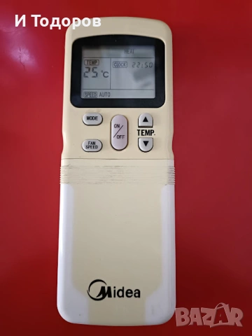Midea дистанционно за климатик R11HG/E използвано