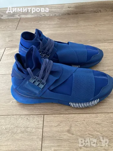 Мъжки маратонки Adidas Y-3 Qasa High Roundel Blue, снимка 2 - Маратонки - 55424261