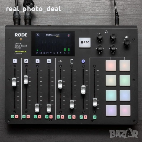RØDECaster Pro – професионална подкаст конзола - чисто нова - гаранция 2 г., снимка 2 - Ресийвъри, усилватели, смесителни пултове - 53974941
