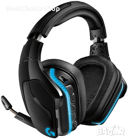  Безжични геймърски слушалки Logitech G935 Wireless 7.1 LIGHTSYNC – Пълен комплект
