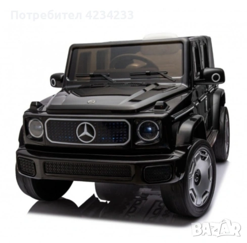 Акумулаторен джип Mercedes EQG Electric G-Class 12V с отварящи се врати меки гуми 4x4