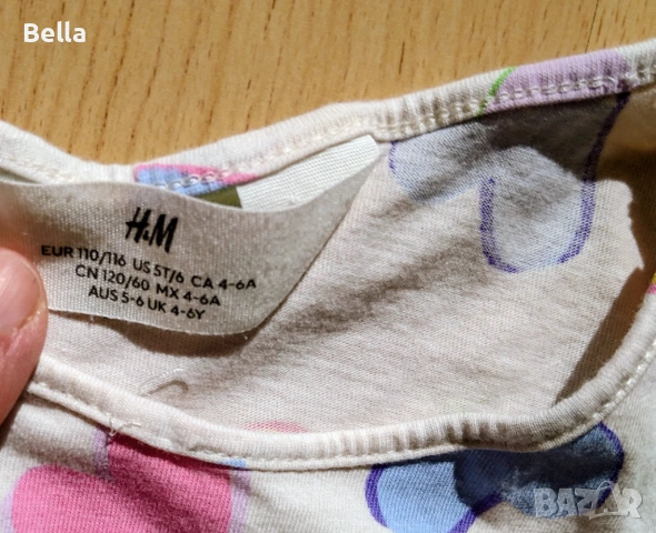 Летни рокли H&M 4-6 г , снимка 3 - Детски рокли и поли - 54793509