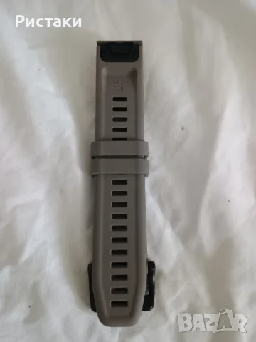 Оригинал-Силиконова каишка Garmin QuickFit, 22 мм, Сива, 010-12863-22 , снимка 3 - Каишки за часовници - 55376548