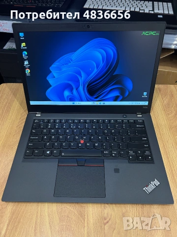 Като нов! Лаптоп Lenovo T480s i7/24GB RAM/512GB SSD, 3 мес. гар.!