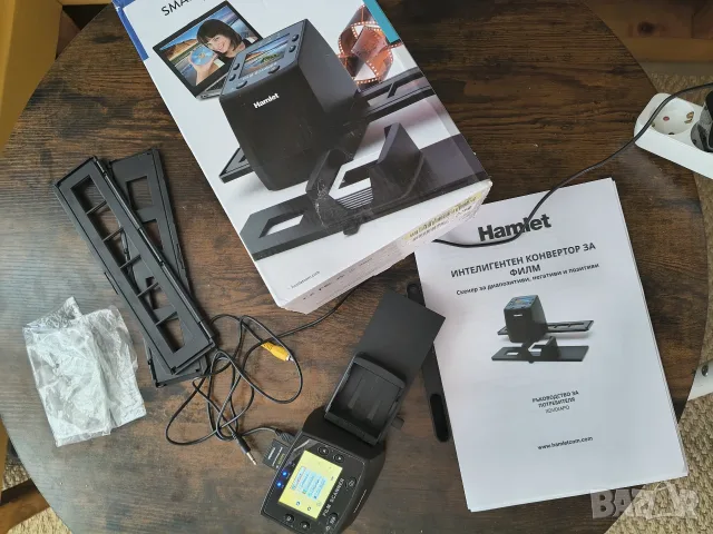 Скенер за негативи и диапозитиви Hamlet Smart Film Converter + SD Карта, снимка 5 - Фотоапарати - 55623932