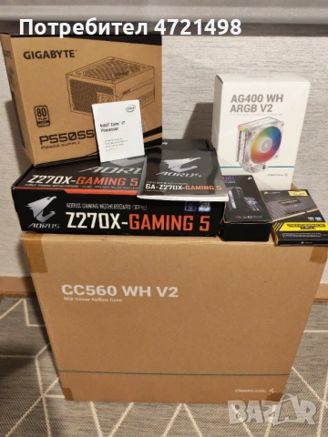 Gigabyte Gaming PC (КАТО НОВ) - i7-7700K, RTX 3060 12GB, RAM 16GB, SSD 512GB NVMe, снимка 7 - Геймърски - 54669311