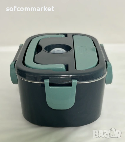 Електрическа кутия за обяд Kymko термо кутия за обяд 3-в-1, 12V/24V/220V, 1.5L, снимка 7 - Кутии за храна - 54565511