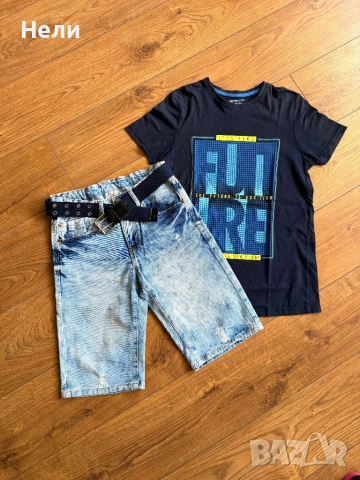 ZARA, H&M детски къси дънки за момче ръст 152, снимка 7 - Детски къси панталони - 54948571