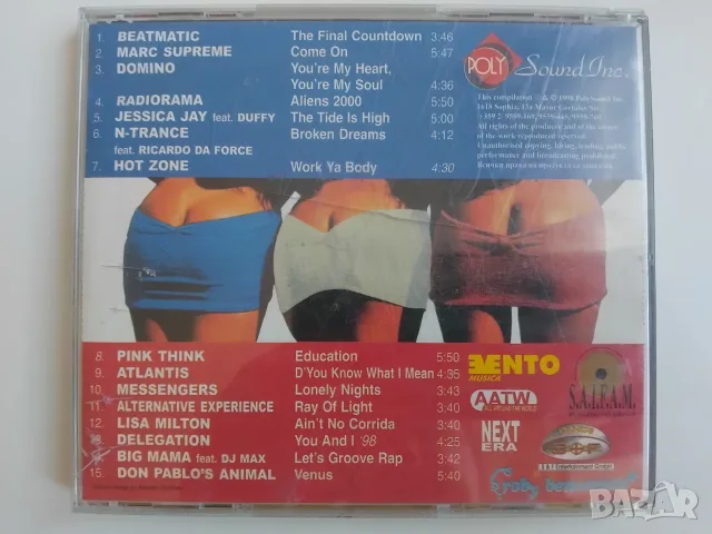 Hot Hits - оригинален Dance диск - Polysound, снимка 2 - CD дискове - 55673513