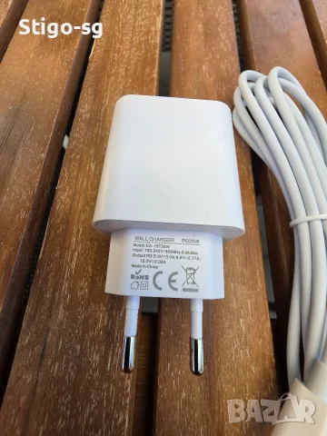 25W USB-C PD зарядно + USB-C към Lightning кабел – Нов комплект, снимка 2 - Аксесоари за Apple - 55511718