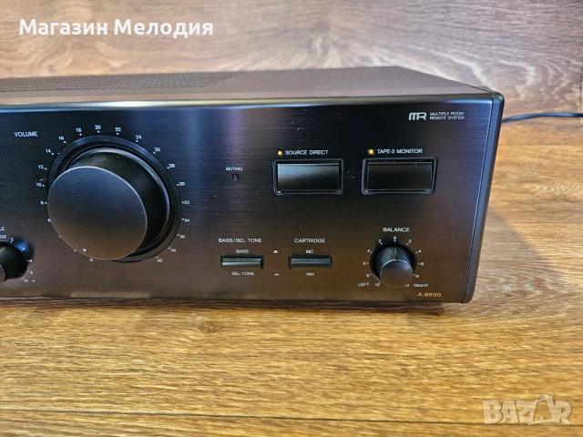 Усилвател Onkyo A-8830 –Две по 100 вата Японска аудио класика от златната ера на мощните стерео комп, снимка 5 - Ресийвъри, усилватели, смесителни пултове - 54955065