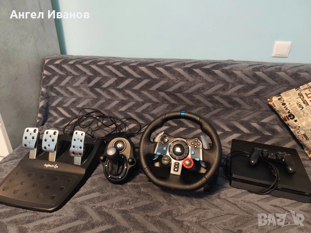 Playstation 4 + Logitech g29, снимка 5 - Игри за PlayStation - 54989422