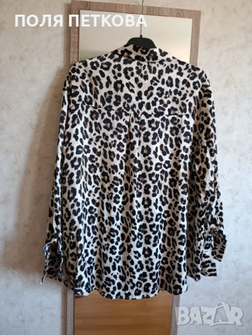 Риза леопардов принт, снимка 3 - Ризи - 54262477