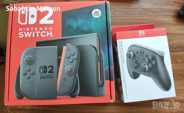Nintendo switch 2 + Pro controller 2, снимка 3 - Nintendo конзоли - 55682227