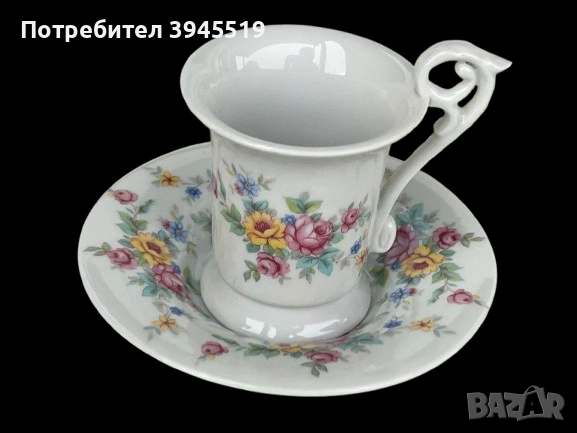 Чаша за кафе порцелан KAHLA, снимка 3 - Антикварни и старинни предмети - 54904245