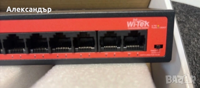 Wi-Tek WI-PS210H V.1 8-Ports 100Mbps PoE+ 2 Port Uplink Ports, снимка 3 - Суичове - 54636014