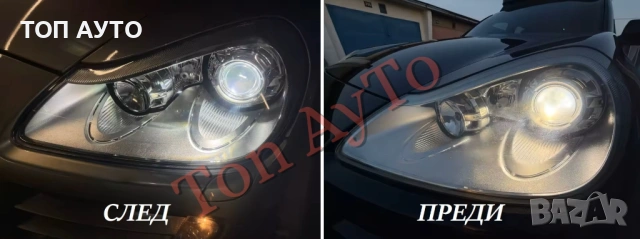 Капаци Фарове Порше Кайен Porsche Cayenne 2007 - 2010 Капаци Фарове Стъкла, снимка 9 - Аксесоари и консумативи - 54476995