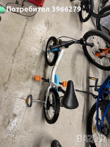 BTWIN  ВЕЛОСИПЕД 14 ИНЧА DISCOVER 100, ЗА ДЕЦА НА 3 – 5 ГОДИНИ  , снимка 4 - Детски велосипеди, триколки и коли - 54264382