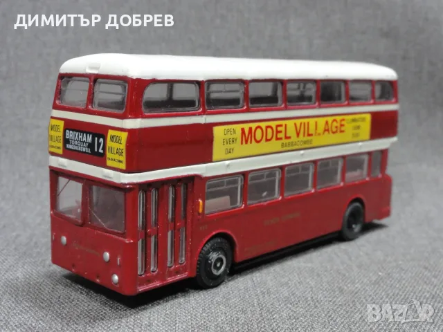 1/76 СТАРА РЕТРО МЕТАЛНА КОЛИЧКА АВТОБУС LEYLAND ATLANTEAN BUS