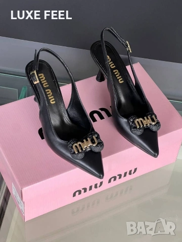MIU MIU ⚜️Дамски Сандали , снимка 9 - Сандали - 54541857
