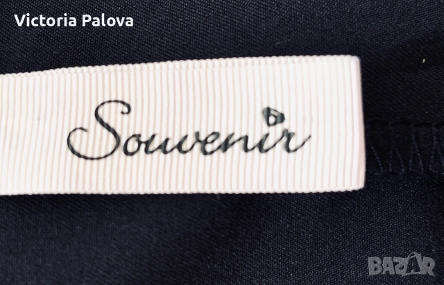 Уникална авангардна находка на Souvenir Italy - Нестандартен силует в Deep Navy, снимка 14 - Рокли - 53953605