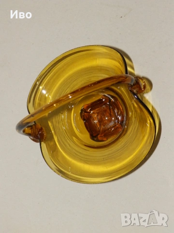 Стъклена кошница, снимка 2 - Декорация за дома - 54803281