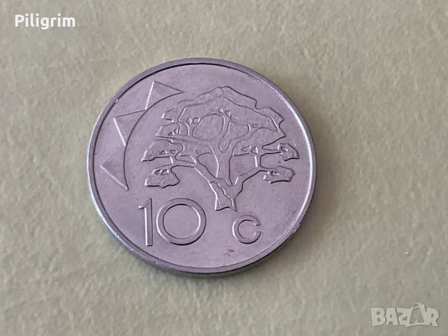 Намибия 10 цента 2022 г., снимка 2 - Нумизматика и бонистика - 55642792