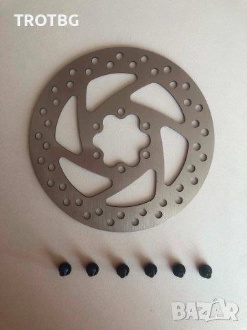 Спирачен диск 140 mm за Dualtron, KuKirin, KuGoo и Urbanglide, снимка 4 - Части за велосипеди - 55080148
