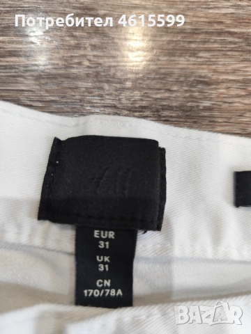 Бели панталонки на H&M, снимка 5 - Къси панталони и бермуди - 55211582