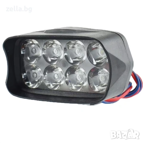 Универсален LED фар проектор 12W 3000LM 12-85V за мотоциклет, велосипед, тротинетка, ATV, IP65 10109