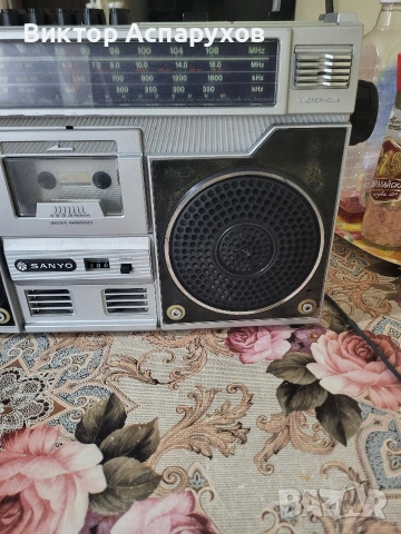 Sanyo касетофон, снимка 4 - Радиокасетофони, транзистори - 54803854