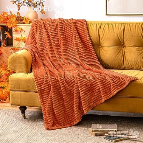 MIULEE пухкаво одеяло 150x200см Orange Red