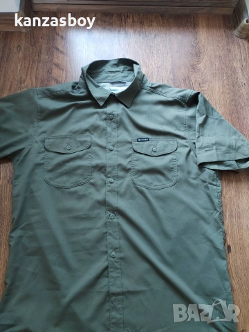 Columbia Short Sleeve Men's Shirt - страхотна мъжка риза НОВА БЕЗ ЕТИКЕТИ Л, снимка 5 - Ризи - 55180103